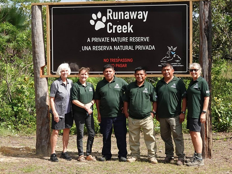 Runaway Creek, Belize staff